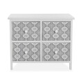 Organizator pentru baie cu 4 sertare Campbell, Versa, 54x29x46 cm, MDF