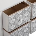 Organizator pentru baie cu 4 sertare Campbell, Versa, 54x29x46 cm, MDF