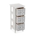 Organizator pentru baie cu 3 sertare Campbell, Versa, 25x29x62 cm, MDF