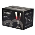 Set 6 pahare pentru vin rosu, Krosno, Krista, 220 ml, sticla cristal