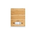 Cantar digital pentru bucatarie, Leifheit, Bamboo, ecran LCD, functie auto-off de economisire energie