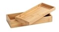 Cutie depozitare cu capac, Wenko, Terra, 24 x 6 x 10 cm, lemn de bambus, maro