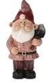 Decoratiune Lawn gnome, H30 cm, poliston, rosu