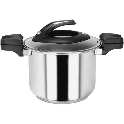 Oala cu capac, Sitram, 22 cm Ø, 6 L, inox