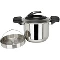 Oala cu capac, Sitram, 22 cm Ø, 6 L, inox