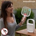 Lampa antitantari si paleta pentru prinderea insectelor, reincarcabila Swateck InnovaGoods 2in1