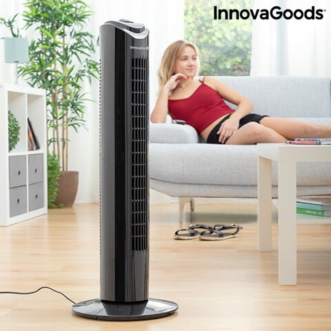 Ventilator unitate InnovaGoods  Ø 26x80 cm, 50W, negru