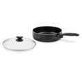 Tigaie inalta cu capac, Greenpan, Cambridge, 24 cm Ø, 3.1 L, aluminiu forjat/bachelita/sticla