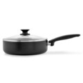 Tigaie inalta cu capac, Greenpan, Cambridge, 24 cm Ø, 3.1 L, aluminiu forjat/bachelita/sticla