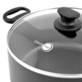 Oala cu capac, Greenpan, Cambridge, 24 cm Ø, 4.9 L, aluminiu forjat/bachelita/sticla