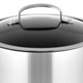 Oala cu capac, Greenpan, Barcelona Evershine, 24 cm Ø, 5.8 L, inox 3 straturi/sticla