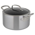 Oala cu capac, Greenpan, Barcelona Evershine, 24 cm Ø, 5.8 L, inox 3 straturi/sticla