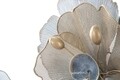 Decoratiune de perete 3D Flowery, Mauro Ferretti, 60x119 cm, fier