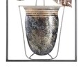 Decoratiune de perete 3D Vase B, Mauro Ferretti, 31x89.5 cm, fier