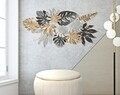 Decoratiune de perete 3D Luw, Mauro Ferretti, 145x80 cm, fier