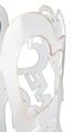 Suport pentrtu umbrele White Heart, Ø21x55 cm, fier