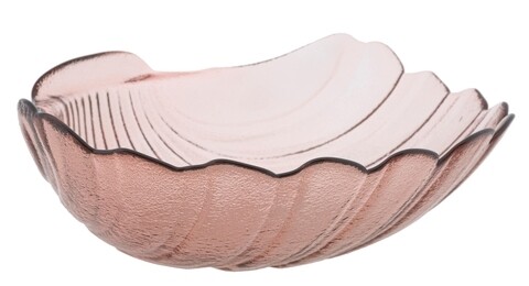 Bol Shell Rosa, Mauro Ferretti, Ø32x10 cm, sticla reciclata
