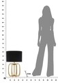 Lampa de masa Glam Ball, Mauro Ferretti, 1 x E27, 40W, Ø38x62 cm, fier/poliester