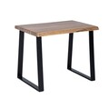 Masuta de cafea Madison, Creaciones Meng, 55x45x46 cm, fier/lemn