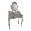 Masa de toaleta / machiaj cu oglinda Sophia, Creaciones Meng, 75x40x71 cm