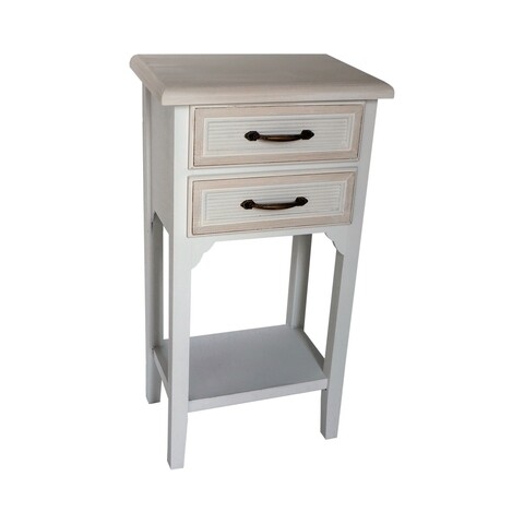 Masuta inalta Brianna, Creaciones Meng, 37x26.5x69.5 cm, MDF