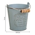Ghiveci Sweet Home, Creaciones Meng, 10x15 cm, gri