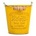 Ghiveci Sweet Home, Creaciones Meng, 10x15 cm, galben