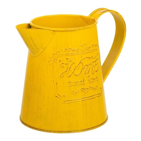Carafa decorativa Sweet Home, Creaciones Meng, 14x10x12.5 cm, galben