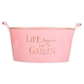 Jardiniera Life in Garden, Creaciones Meng, 38x24.5x19 cm, roz