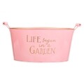 Jardiniera Life in Garden, Creaciones Meng, 38x24.5x19 cm, roz