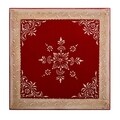 Masuta inalta Faith, 30x30x76 cm, lemn de mango, rosu