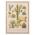 Tablou Cactus, Creaciones Meng, iuta/brad chinezesc, 50x70 cm