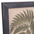 Tablou Exotic Leaves, Creaciones Meng, iuta/brad chinezesc, 33x43 cm