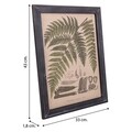 Tablou Exotic Leaves, Creaciones Meng, iuta/brad chinezesc, 33x43 cm