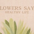 Decoratiune de perete Healthy Life, Creaciones Meng, in/brad chinezesc, 55x75 cm