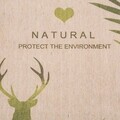 Decoratiune de perete Natural Love, Creaciones Meng, in/brad chinezesc, 33x38 cm
