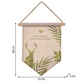 Decoratiune de perete Natural Love, Creaciones Meng, in/brad chinezesc, 33x38 cm