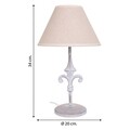 Lampa de masa Fleur de Lis, Creaciones Meng, 1 x E14, 40W, metal/in