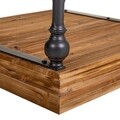 Masuta de cafea Edgar, Creaciones Meng, 60x60x60 cm, lemn de brad/fier