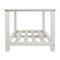 Masuta de cafea Morgan, Creaciones Meng, 90x55x45 cm, lemn de paulownia, alb