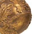 Decoratiune Antique Gold Ball, Creaciones Meng, 9 cm, fier