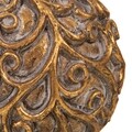 Decoratiune Aged Golden Ball, Creaciones Meng, 9 cm, fier