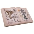 Decoratiune de perete Book Shape Herb, Creaciones Meng, 45x28 cm