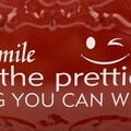 Placuta decorativa Smile, Creaciones Meng, 30x45 cm, fier, rosu