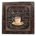 Placuta decorativa Best Barista, Creaciones Meng, 40x40 cm, fier