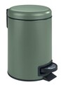 Cos de gunoi, Wenko, Leman, 17 x 22.5 x 25 cm, 3 L, inox/polipropilena, verde inchis