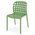 Scaun suprapozabil, Amir, 47 x 57 x 82 cm, plastic, verde
