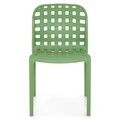 Scaun suprapozabil, Amir, 47 x 57 x 82 cm, plastic, verde