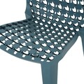 Scaun suprapozabil, Grig, 48 x 52 x 80 cm, plastic, turcoaz
