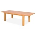 Masa dining extensibila, Florida, 180/216/252 x 90 x 75 cm, MDF, natur